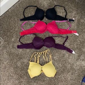 4 Victoria secret push up bras